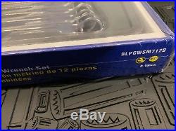 New! Blue Point 12 Piece metric wrench set (8mm-19mm) BLPCWSM712B