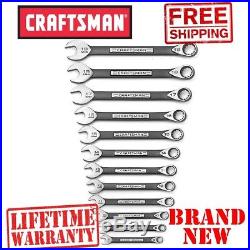 New CRAFTSMAN 12 pc. METRIC Universal WRENCH SET Tight Grip RUST Proof Free