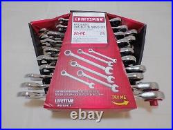New Craftsman 20 Piece Ratcheting Wrench Set Inch/Metric 46820