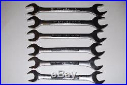 New Craftsman 6-PC Metric Large Industrial Open End Wrench Set. Made in USA