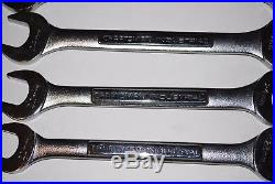 New Craftsman 6-PC Metric Large Industrial Open End Wrench Set. Made in USA