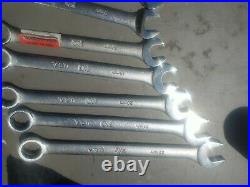 New K-d 16 Piece Metric Combination Wrench Set 7-22 MM USA No Skips Nos