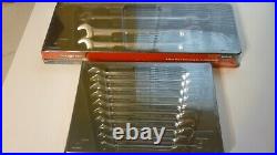 New Sealed Snap On 13 Piece Metric Ratcheting Wrench Set, Sizes 10 to 24 mm