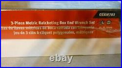 New Sealed Snap On 13 Piece Metric Ratcheting Wrench Set, Sizes 10 to 24 mm