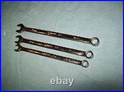 New Snap-onT 7 8 9 mm 12-point box Flank drive Plus Combo Wrench Set SOEXM7 8 9