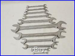 New Snap-on 11 Piece Metric 6-32 mm Standard Open End Wrench Set Made in USA