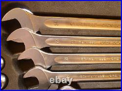 New Stahlwille 13 Piece Metric Wrench Set. Open Box Combination. 10-24mm withFoam