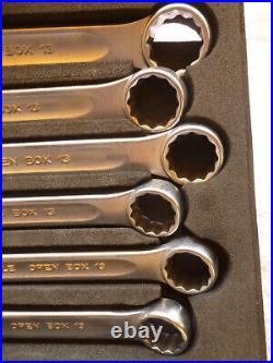 New Stahlwille 13 Piece Metric Wrench Set. Open Box Combination. 10-24mm withFoam