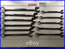 Nos Craftsman (usa) Made 11 Pc. Large Metric 12 Point Combination Wrench Set