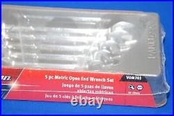 ONLY $145 & SHIPS FREE! Snap-on $243. 5O Metric 5 Pc Open-End Wrench Set VOM705