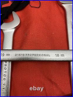 PROTO 10 Piece Metric professional Double Open-End Wrench Set 6mm 26mm USA