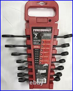 Powerbuilt 7pc Metric Universal Spline Combination Wrench Set 941062M