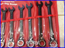 Proto Tool 13 Piece Black Combination Ratcheting Wrench Set Spline JSCVM-13S NEW