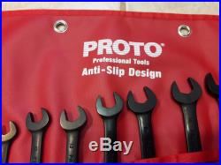 Proto Tool 13 Piece Black Combination Ratcheting Wrench Set Spline JSCVM-13S NEW