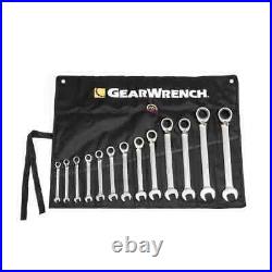 REVERSIBLE RATCHETING COMBINATION SAE WRENCH SET 13Pcs 12-Point by GearWrench