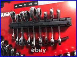SAE/MM Ratcheting Wrench Set with Stubby (30-Piece) by Husky