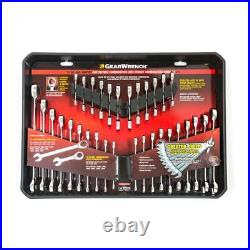 SAE/Metric 72-Tooth Combination Ratcheting Wrench Tool Set (32-Piece)