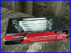 SEALED Snap On 6Pc 6Pt Metric Flank Dr Double End Flare Nut Wrench Set RXFMS606B