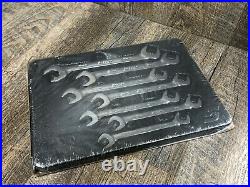 SEALED Snap On 7 Pc METRIC Flank Dr Plus Four Way Open End Wrench Set SVSM807A