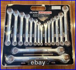 SEARS CRAFTSMAN 16 Pc Combo Wrenches -VV- Series SAE & METRIC? NOS gwVDS