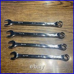 SK 12 pt. Super Krome with Sure Grip 13 pc. #88000 series Long Combo Wrench Set