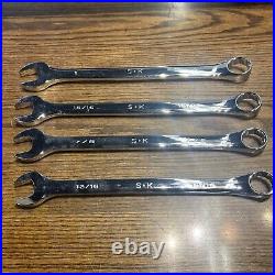 SK 12 pt. Super Krome with Sure Grip 13 pc. #88000 series Long Combo Wrench Set