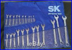 SK 22 Piece Professional Metric Combination Wrench Set