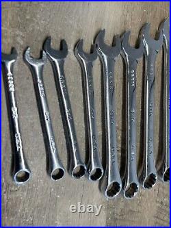 SK Tool 13 Pc Metric 7mm -22mm Combination Wrench Set USA 12 Point In Holder
