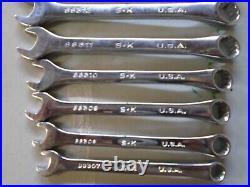 SK Tools 15-Piece Metric Combination Wrench Set 7-19mm 21-22mm