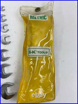 SK Tools 7 Piece Metric Open End Wrench Set #1837