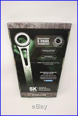 SK Tools 80019 12 Pc Metric X-Frame Ratcheting Wrench Set