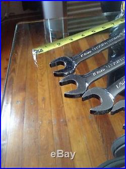Snap On 10 Pc Metric Wrench Set (midsize/ Flank Drive)