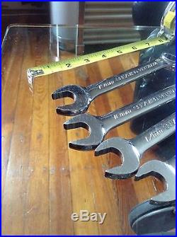 Snap On 10 Pc Metric Wrench Set (midsize/ Flank Drive)price Reduced