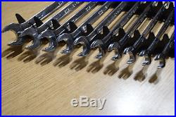 SNAP ON 10pc 12pt Flank Drive Plus Metric Comb. Wrench Set, SOEXM710