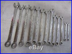 Snap-on 13 Pc 12 Point Combination Metric MM Wrench Tool Set 6mm 22mm Oexm713