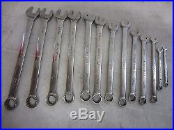Snap-on 13 Pc 12 Point Combination Metric MM Wrench Tool Set 6mm 22mm Oexm713