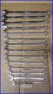 Snap-on 14pc Metric Combination 12pt Wrench Set