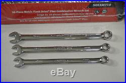 SNAP ON 18pc 12pt Metric Flank Drive Plus Combination Wrench Set, SOEXM7 to 24mm