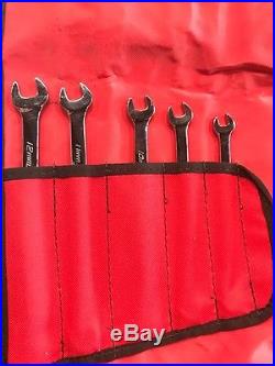 SNAP ON 22 PC 12-POINT METRIC COMBINATION WRENCH SET 8-27mm 29-30mm (LP1047059)