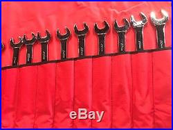 SNAP ON 22 PC 12-POINT METRIC COMBINATION WRENCH SET 8-27mm 29-30mm (LP1047059)