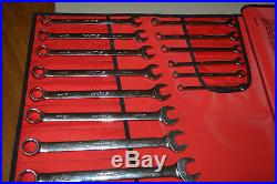 SNAP ON 23pc Metric 12pt Combination Wrench Set, 8mm-32mm, OEXM723K