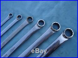 SNAP ON Hi-Performance 12 Pt 15° Offset Box Wrench Set #XDHM606 8mm20mm 6 Pc