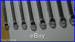 SNAP ON METRIC COMBINATION WRENCH SET 15 PIECES 8MM 24MM OLD UNDERLINED LOGO