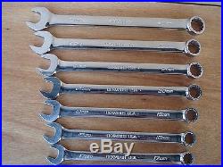 Snap-on Metric Combination Wrench Set 6-22mm & 24mm 18 Pieces Mechanic Tools USA