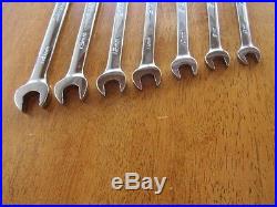 Snap On Metric Ratcheting Wrench Set, Soexrm707 8mm 14mm Soexrm8 Soexrm14