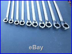 Snap On Metric Ratcheting Wrench Set, Soexrm710 10mm 19mm Soexrm10 Soexrm19