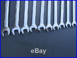 SNAP-ON OEXRM710 10-PC METRIC RATCHETING BOX / WRENCH SET 12 PT. OEXRM10 TO 19