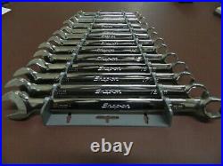 SNAP ON OSHM713 SERIES METRIC 6pt COMBINATION WRENCH SET OF 13 pcs. 7mm-19mm