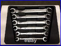 SNAP-ON RXFMS METRIC FLARE NUT 6-POINT LINE WRENCH SET 6 PC 9mm to 21mm WithTRAY
