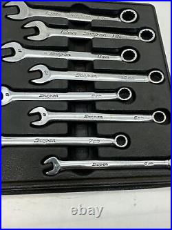 SNAP ON SAE 12 PT METRIC mm COMBNATION WRENCH SET #OEX 6-13 mm 8 PC NICE